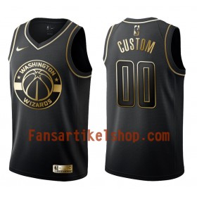 NBA Washington Wizards Trikot Benutzerdefinierte Nike Schwarz Golden Edition Swingman - Herren